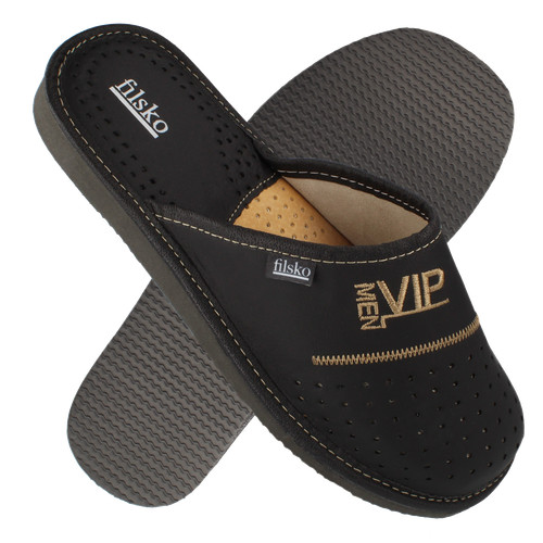 Hausschuhe herren leder - hausschuhe, vip