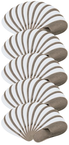 10er set frotteeslipper - 5x,