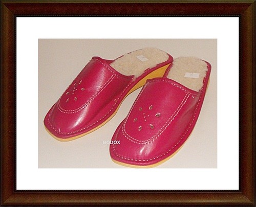 Neue damen leder hausschuhe - neue,
