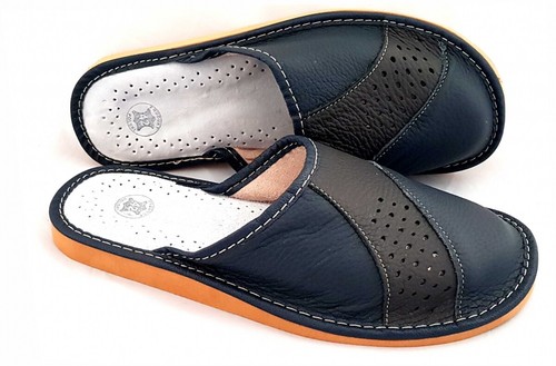 Herren echtes leder pantoffeln - herren,